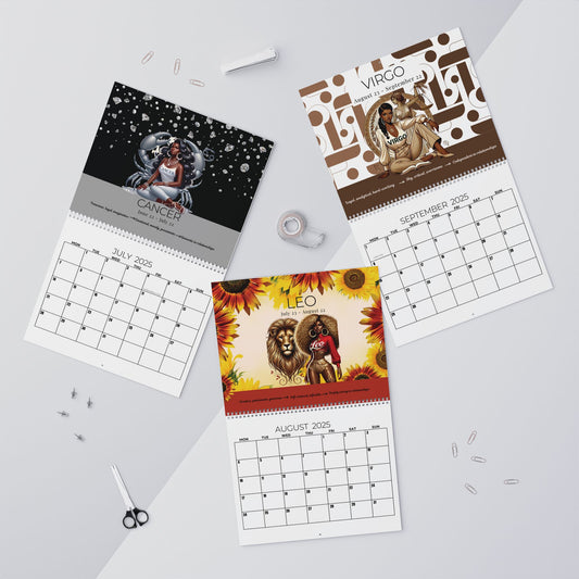 2025 Wall Calendar (Zodiac Theme)