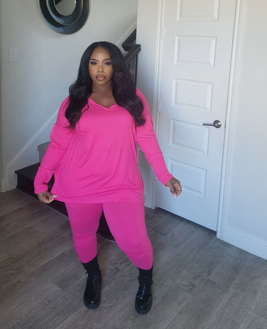 Kick Back (Hot Pink) | 2pc Set